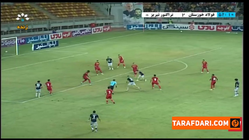 گل تماشایی هادی محمدی به فولاد (فولاد 2-1 تراکتور)