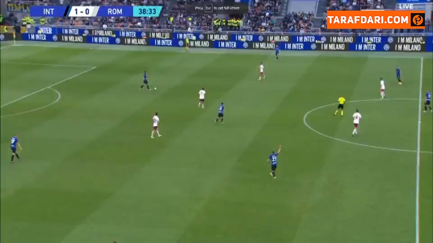 گل پائولو دیبالا به اینتر (اینتر 1-1 آاس رم)