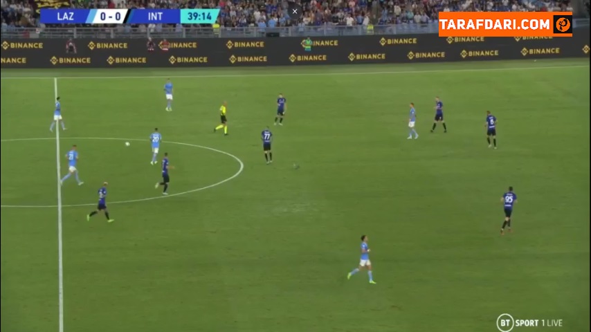 گل فلیپه اندرسون به اینتر (لاتزیو 1-0 اینتر)