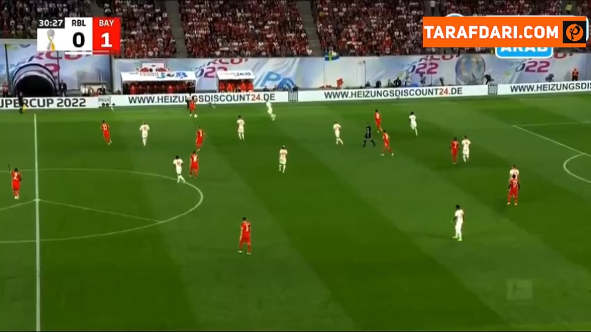 گل سادیو مانه به لایپزیش (لایپزیش 0-2 بایرن مونیخ)
