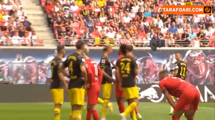 گل ویلی اوربان به دورتموند (لایپزیش 1-0 دورتموند) 
