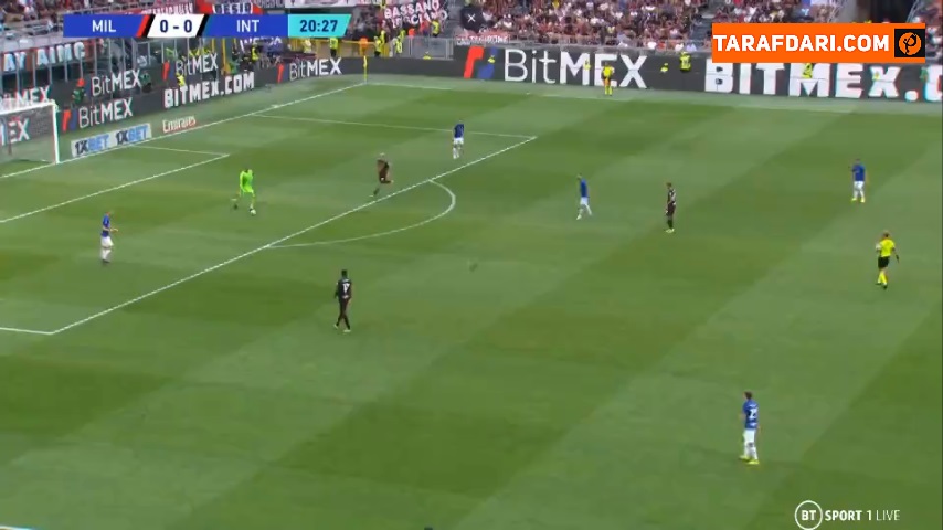 گل مارسلو بروزوویچ به میلان (میلان 0-1 اینتر)