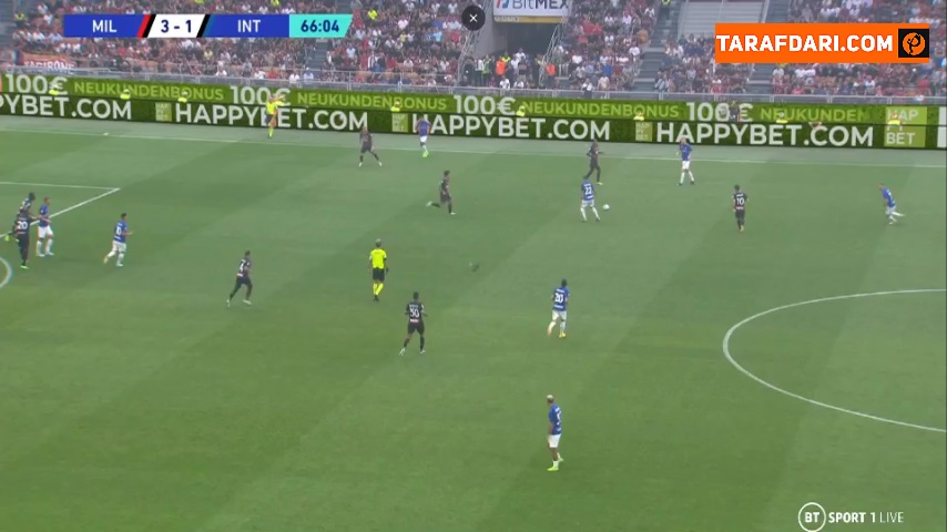 گل ادین ژکو به میلان (میلان 3-2 اینتر)