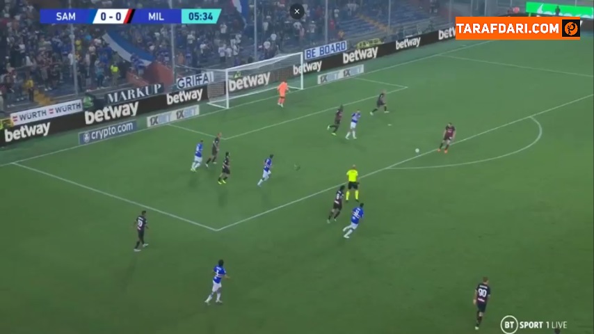 گل جونیور مسیاس به سمپدوریا (سمپدوریا 0-1 میلان) 