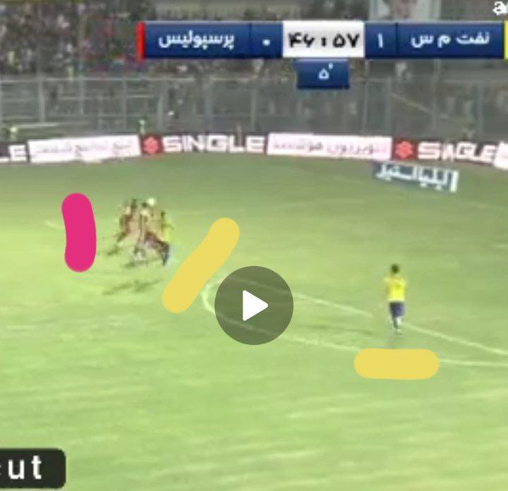 ?? گل مردود لوکادیا که با اشتباه کمک افساید اعلام شد و مانع از هترررررریک وی شد