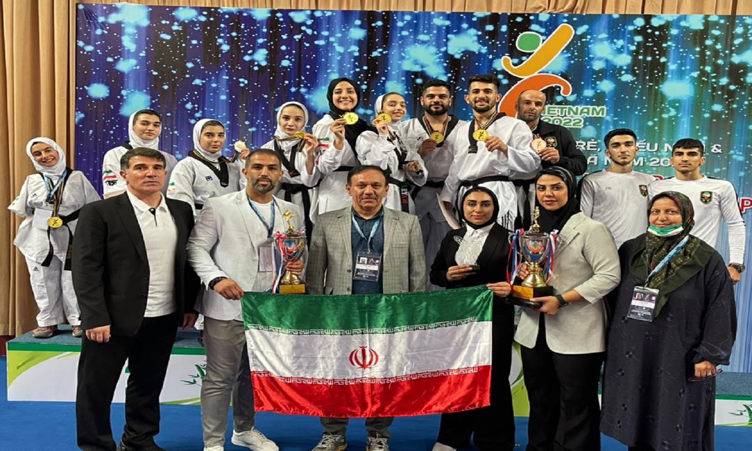 پاراتکواندو قهرمانی آسیا| ایران بر بام آسیا ایستاد