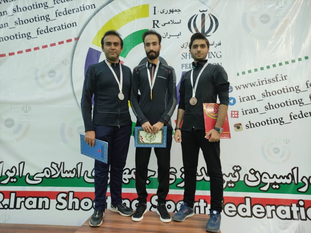 تیراندازی جایزه بزرگ | نکونام قهرمان تفنگ شد؛ نوروزیان و رضایی در جایگاه دوم و سوم