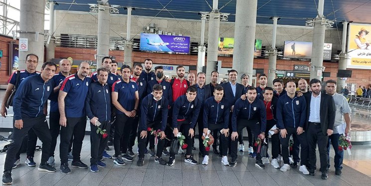 تیم ملی فوتسال به ایران بازگشت