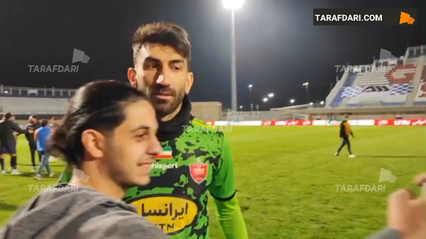 بیرانوند: خدا تیم را برگرداند، من کی هستم / فیلم