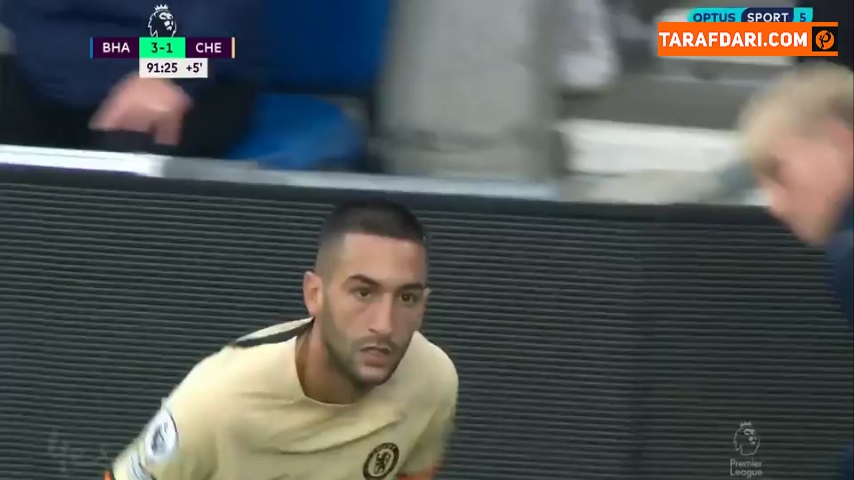 گل پاسکال گروس به چلسی (برایتون 4-1 چلسی)