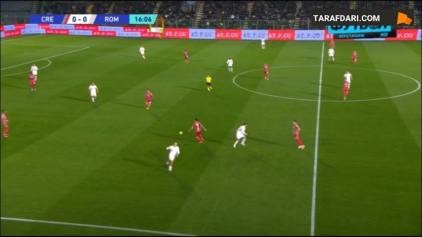 گل تماشایی فرانک سادیوت به رم (کرمونزه 1-0 آاس رم)