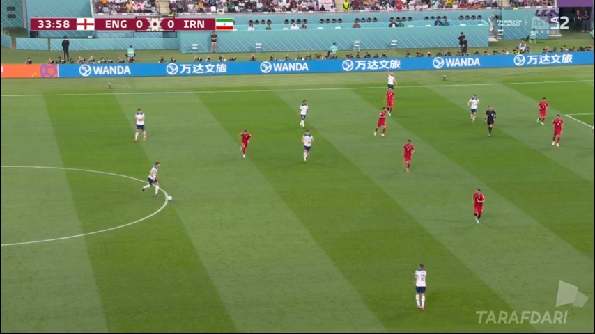 گل جود بلینگام به ایران (انگلیس 1-0 ایران) 