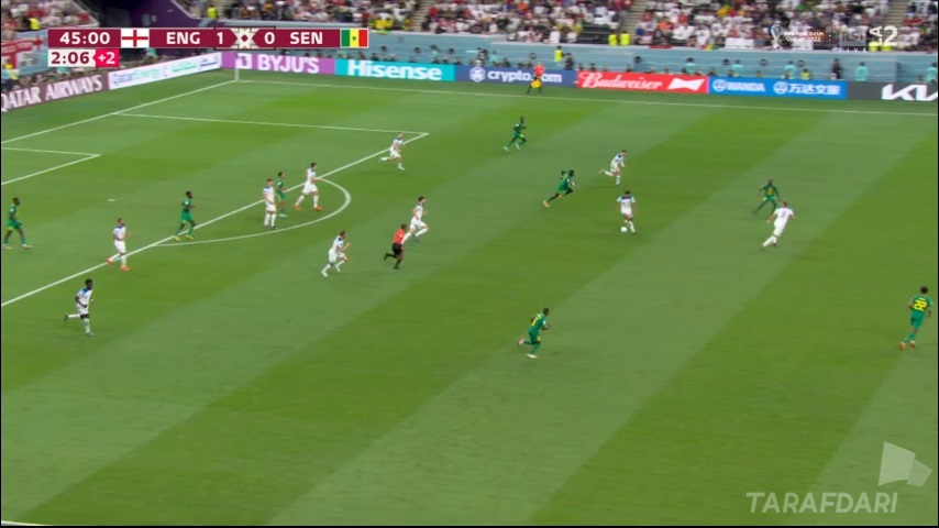 گل هری کین به سنگال (انگلیس 2-0 سنگال)