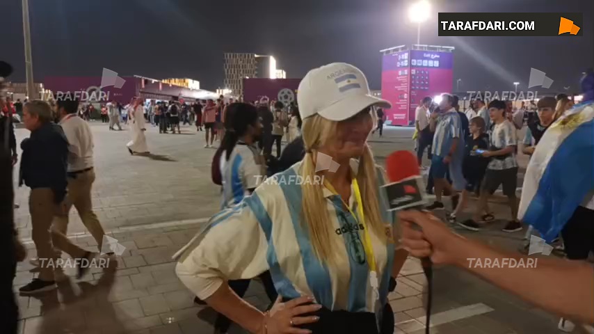 طرفدار اسکاتلندی تیم ملی آرژانتین: امشب مسی گلزنی می کند و آرژانتین 2-0 پیروز می شود / فیلم
