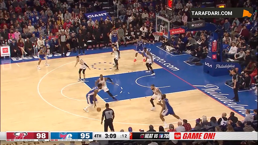 3 دقیقه پایانی جذاب و دیدنی دیدار میامی هیت و فیلادلفیا سونی سیکسرز در بسکتبال NBA (27 فوریه 2023) / فیلم