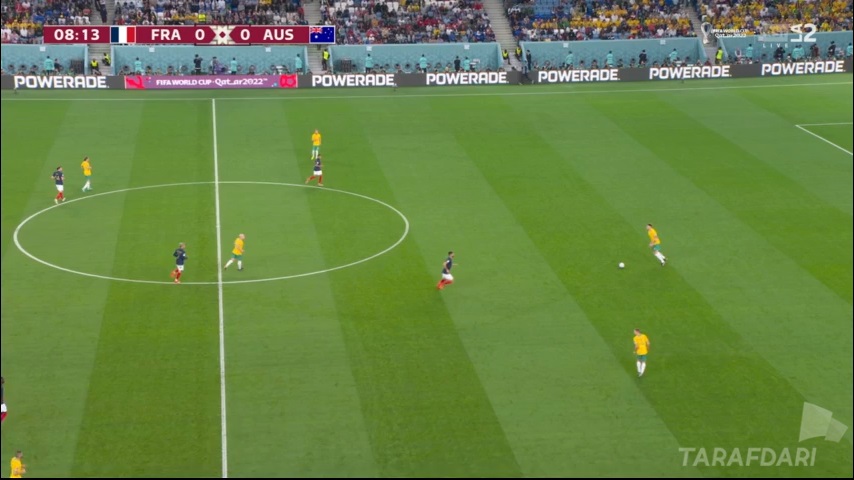 گل گودوین به فرانسه (فرانسه 0-1 استرالیا)