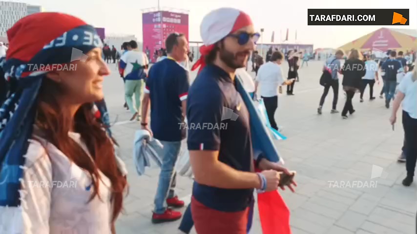 هوادار فرانسه: به خاطر این میزبانی خوب باید به قطر تبریک بگوییم (زیرنویس فارسی) / مصاحبه اختصاصی
