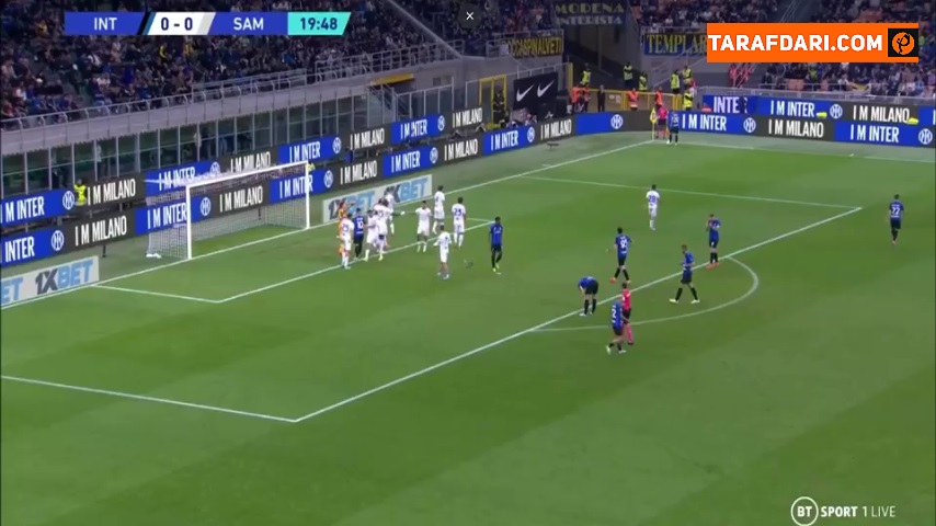 گل استفان دی فرای به سمپدوریا (اینتر 1-0 سمپدوریا)