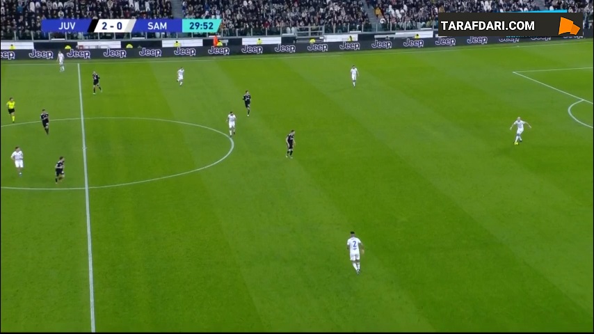 گل توماسو اوجلو به یوونتوس (یوونتوس 2-1 سمپدوریا)