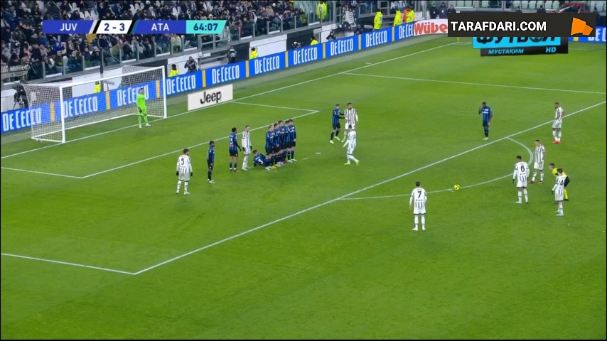 گل زیبای دنیلو به آتالانتا (یوونتوس 3-3 آتالانتا)
