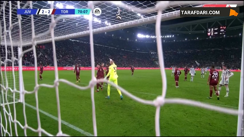 گل گلیسون برمر به تورینو (یوونتوس 3-2 تورینو) 