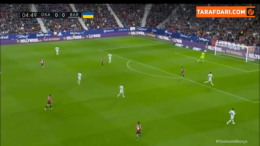 خلاصه بازی اوساسونا 1-2 بارسلونا (لالیگا - 2022/23)