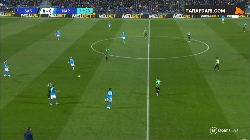 خلاصه بازی ساسولو 0-2 ناپولی (سری آ - 2022/23)