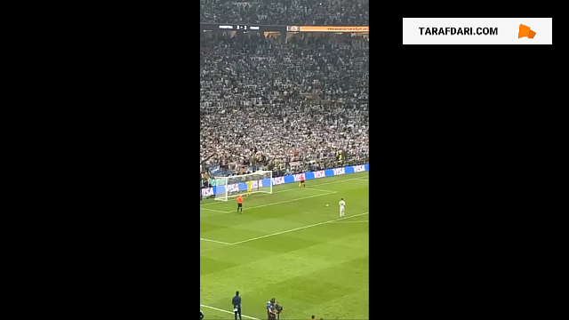 شادی بی حد و حصر امیر قطر شیخ تمیم پس از پیروزی آرژانتین در مقابل چشمان امانوئل مکرون رییس جمهور فرانسه / فیلم