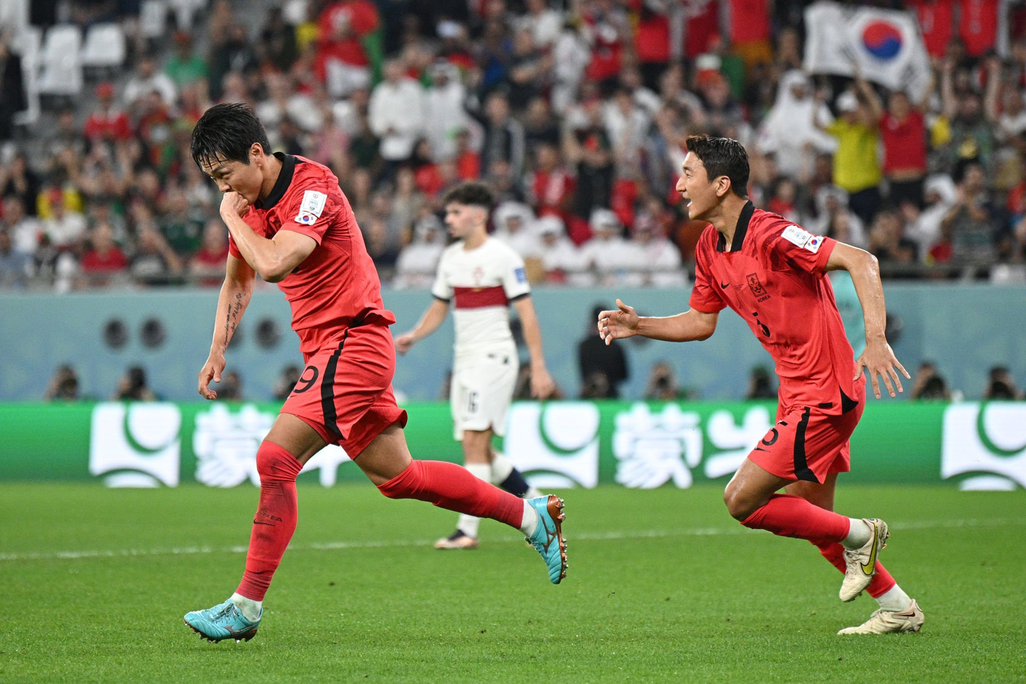 کره جنوبی 2-1 پرتغال؛ صعود شجاعانه جنگجویان تاگوک