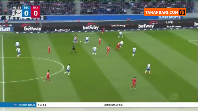 خلاصه بازی هرتابرلین 2-3 بایرن مونیخ (بوندس لیگا آلمان 2022/23)