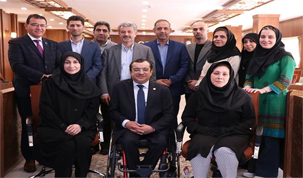 بازدید رئیس کمیته پارالمپیک آسیا از آکادمی کمیته ملی پارالمپیک