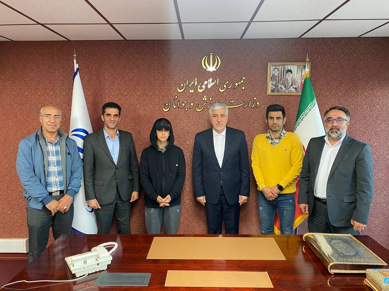 دیدار الناز رکابی با وزیر ورزش/ سجادی: وزارت ورزش متعلق به تمامی ورزشکاران است