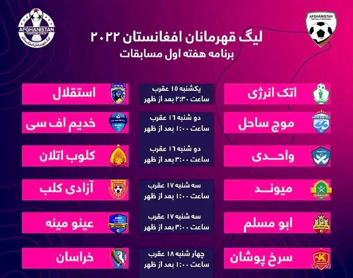 لیگ قهرمانان افغانستان