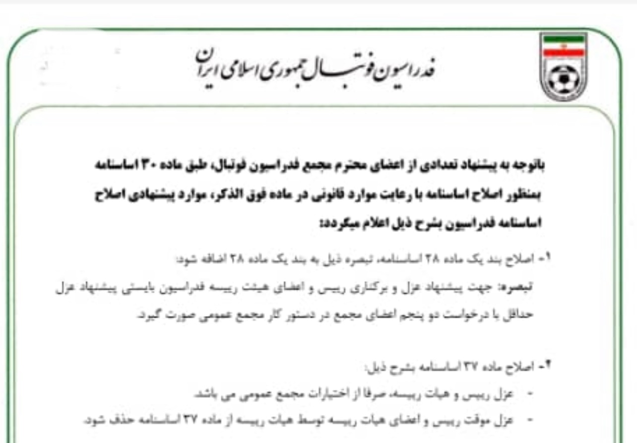 هیات رییسه فدراسیون فوتبال