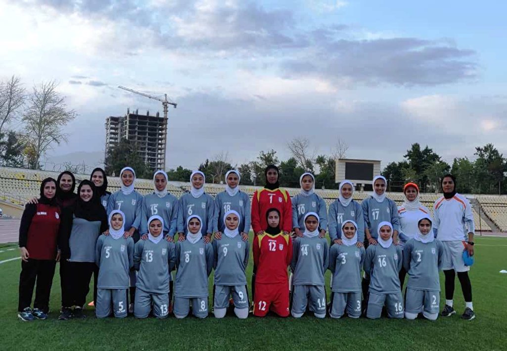 پیروزی 2-0 تیم ملی نوجوانان دختر ایران مقابل قرقیزستان