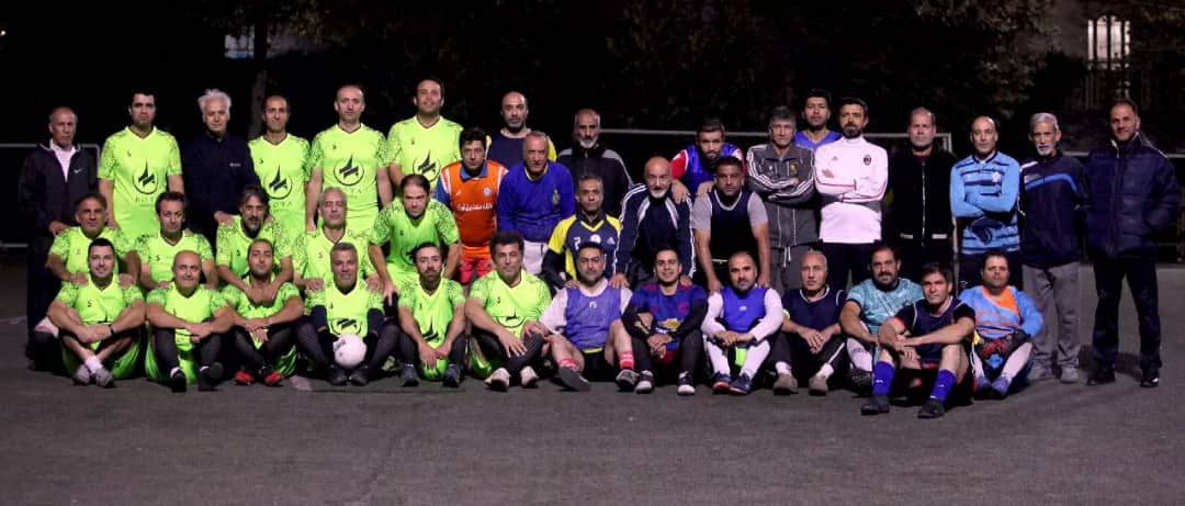 مساوی پیشکسوتان رسانه های ورزشی و پیشکسوتان وحدت در زمین ناهموار