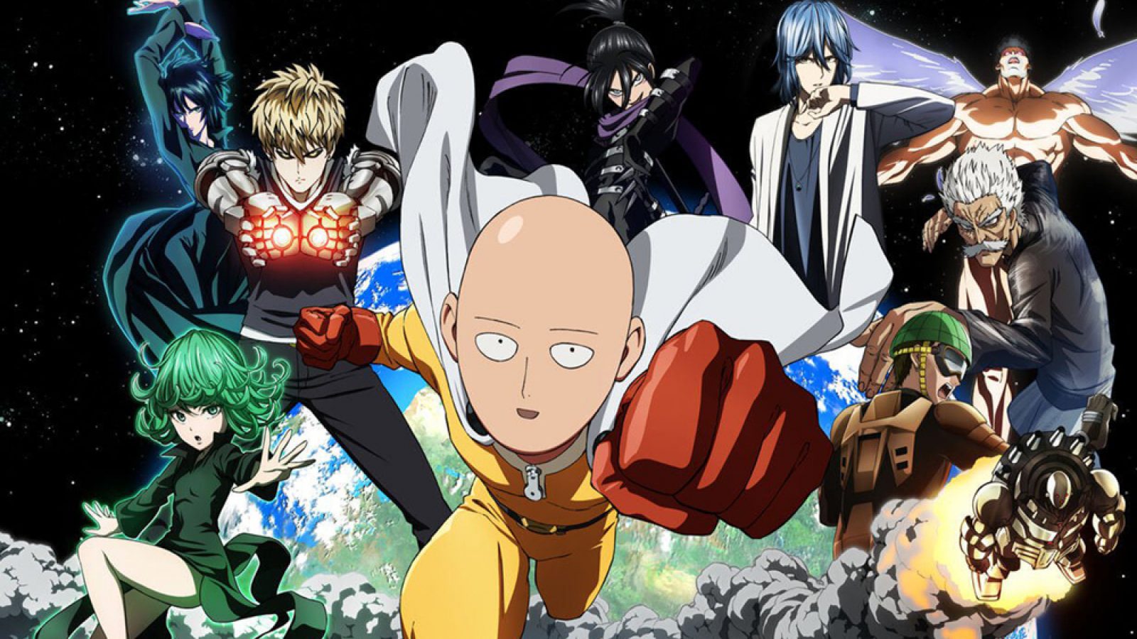 معرفی انیمه مرد تک مشتی One-Punch Man + لینک دانلود
