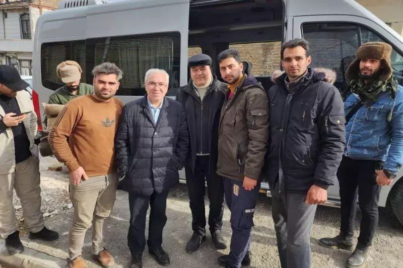 حضور پیمان یوسفی و علی فتح الله زاده در خوی