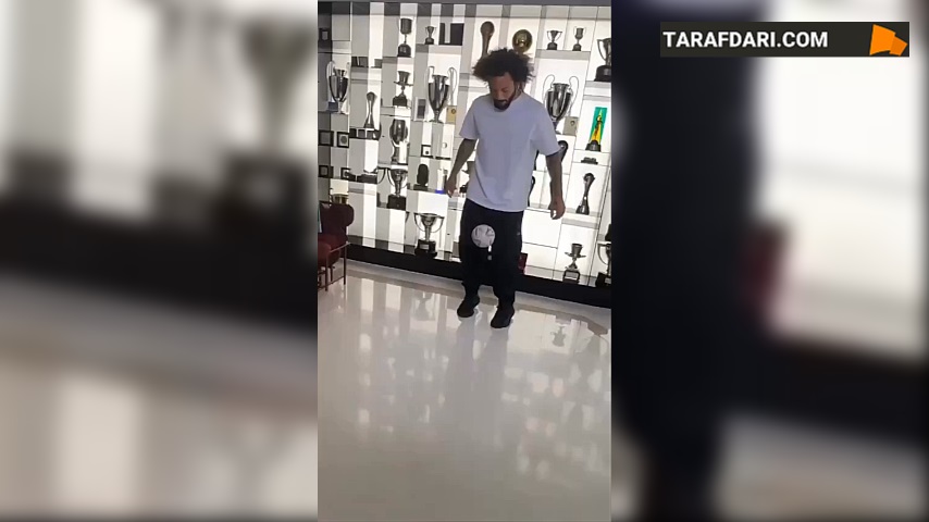 حرکات نمایشی مارسلو، ستاره سابق رئال مادرید و بازیکن جدید فلومیننزه با توپ / فیلم