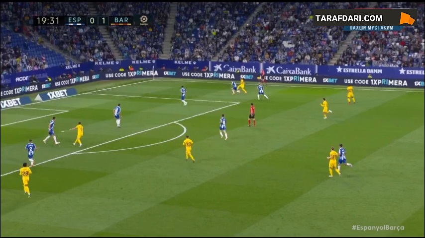 گل الکس بالده به اسپانیول (اسپانیول 0-2 بارسلونا)