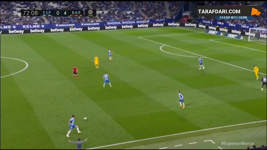 گل زیبای خاوی پوئادو به بارسلونا (اسپانیول 1-4 بارسلونا)