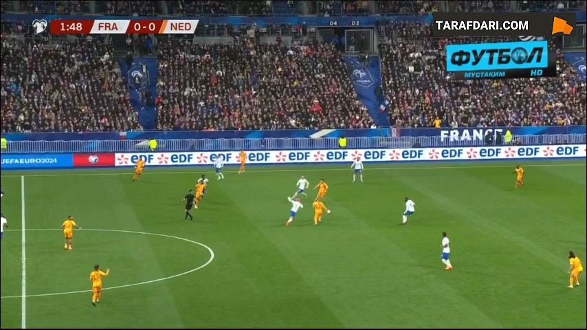 گل آنتوان گریزمان به هلند (فرانسه 1-0 هلند)