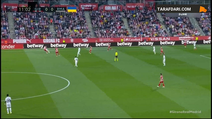 گل والنتین کاستیانوس به رئال مادرید (ژیرونا 1-0 رئال مادرید)