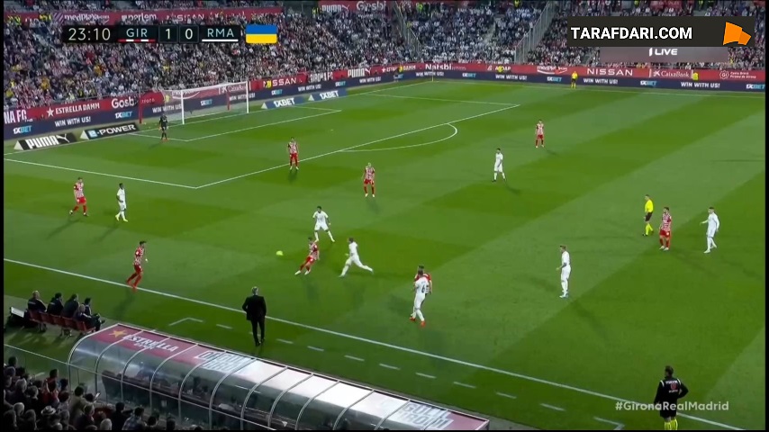 گل دوم والنتین کاستیانوس به رئال مادرید (ژیرونا 2-0 رئال مادرید)