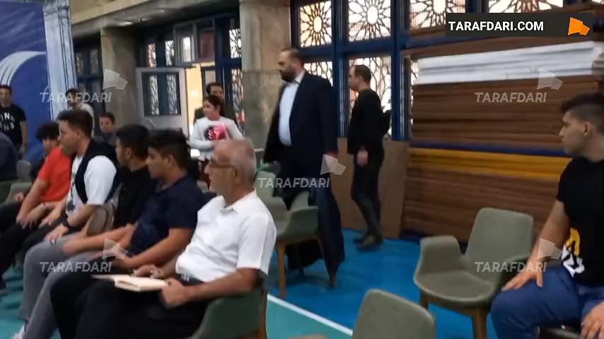 حضور بهداد سلیمی در سالن رکوردگیری تیم ملی وزنه‌ برداری / فیلم