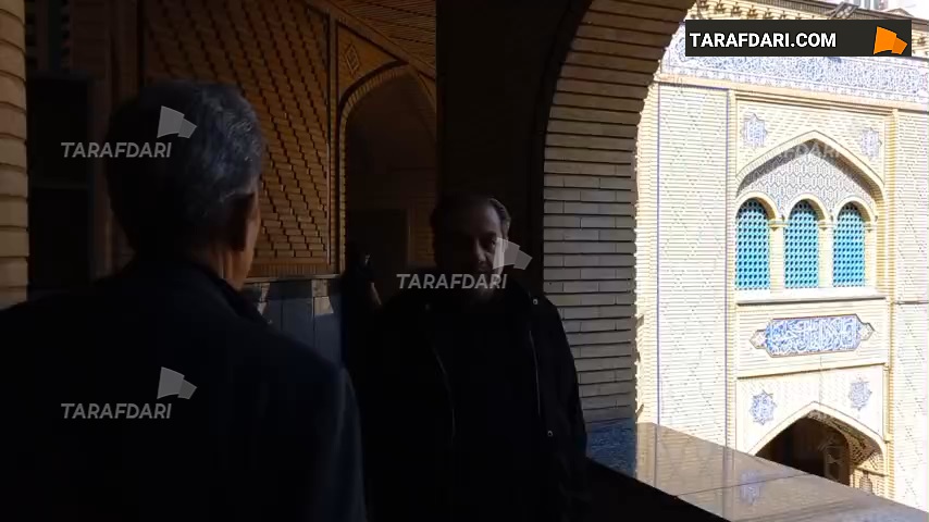 حضور سهیل مهدی در مراسم ختم مادر مجتبی حسینی، سرمربی تیم پیکان / فیلم
