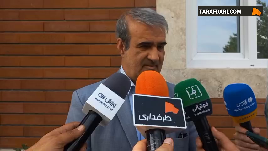 منصور قنبرزاده: فعلا تعداد تماشاگران دربی ۳۵ هزار نفر است / فیلم