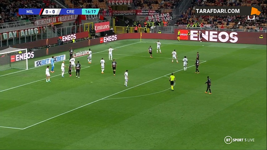 خلاصه بازی میلان 1-1 کرمونزه (سری آ - 2022/23)