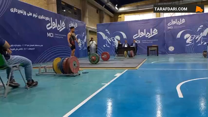 گزارش اختصاصی طرفداری از رکوردگیری تیم ملی وزنه برداری / فیلم