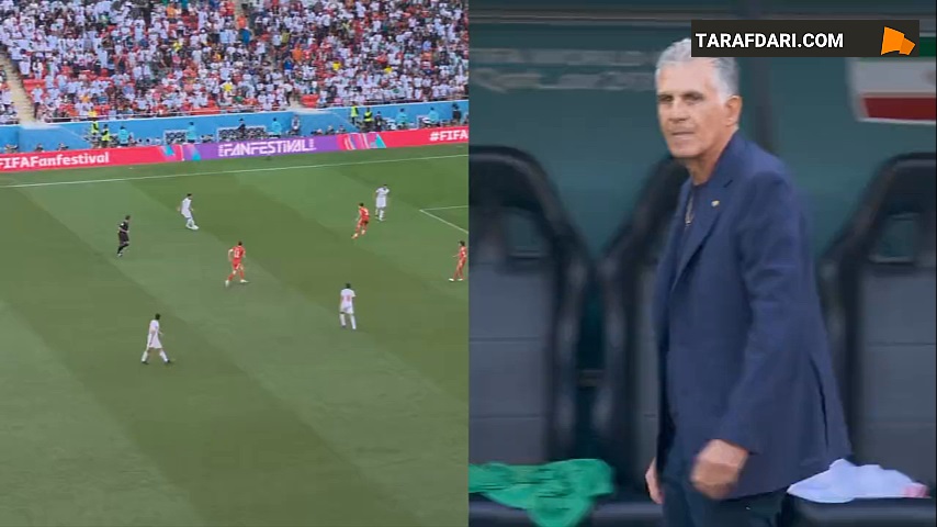 یادآوری گل زیبای روزبه چشمی به ولز در جام جهانی 2022 قطر توسط حساب های کاربری فیفا در شبکه های اجتماعی / فیلم